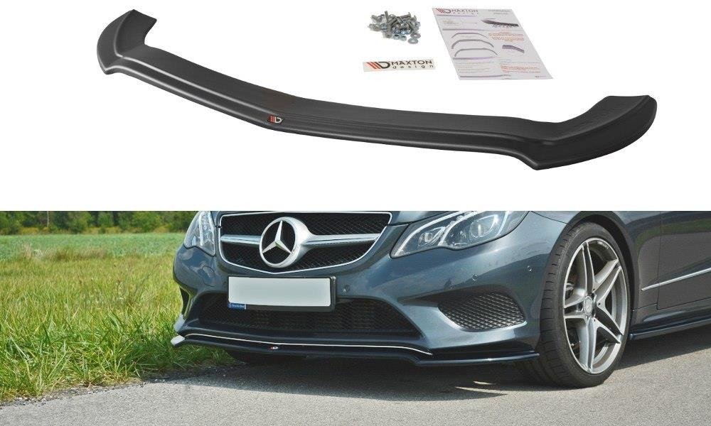 Image of Front Splitter V.1 Mercedes E W212 - Gloss Black