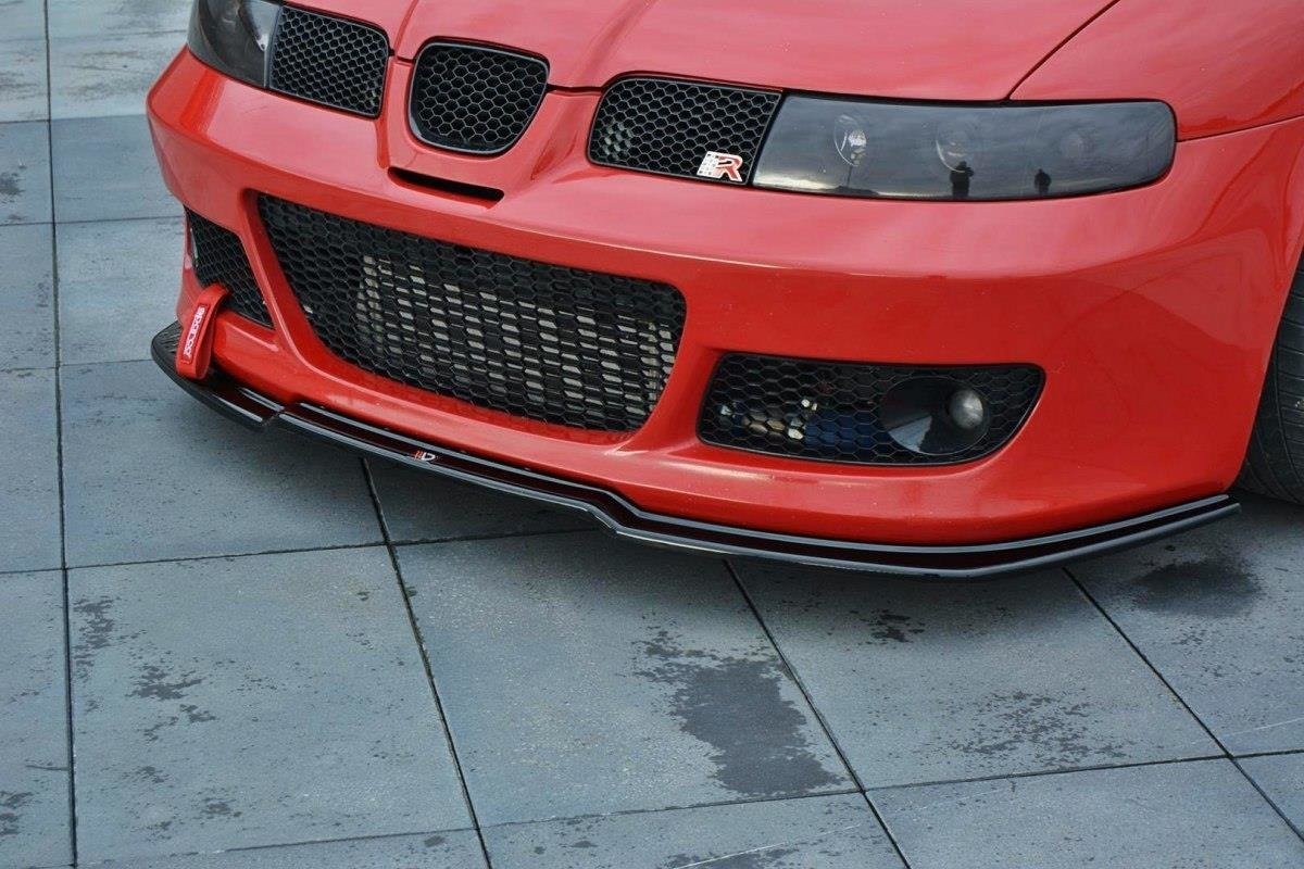 Image of Front Splitter V.1 Seat Leon MK1 Cupra - Gloss Black