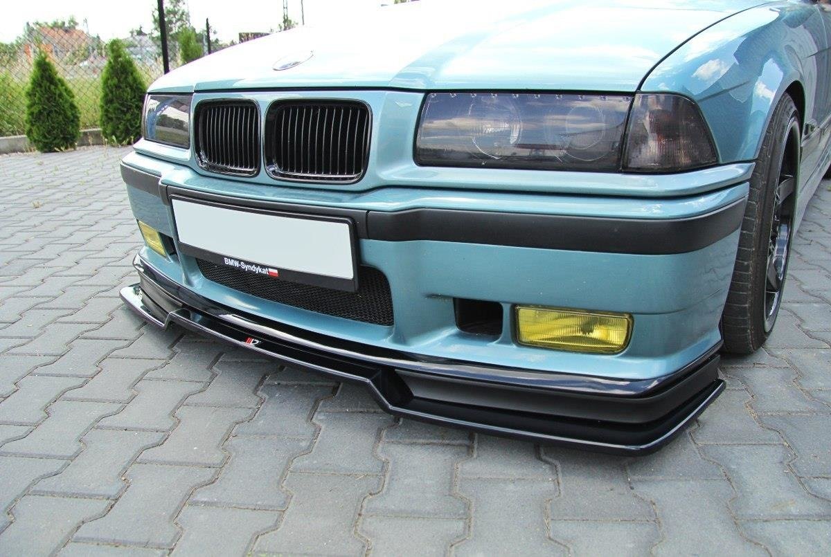 Image of Front Splitter V.2 BMW M3 E36 - Gloss Black