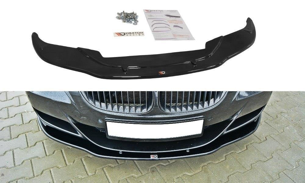 Image of Front Splitter V.2 BMW M6 E63 - Gloss Black