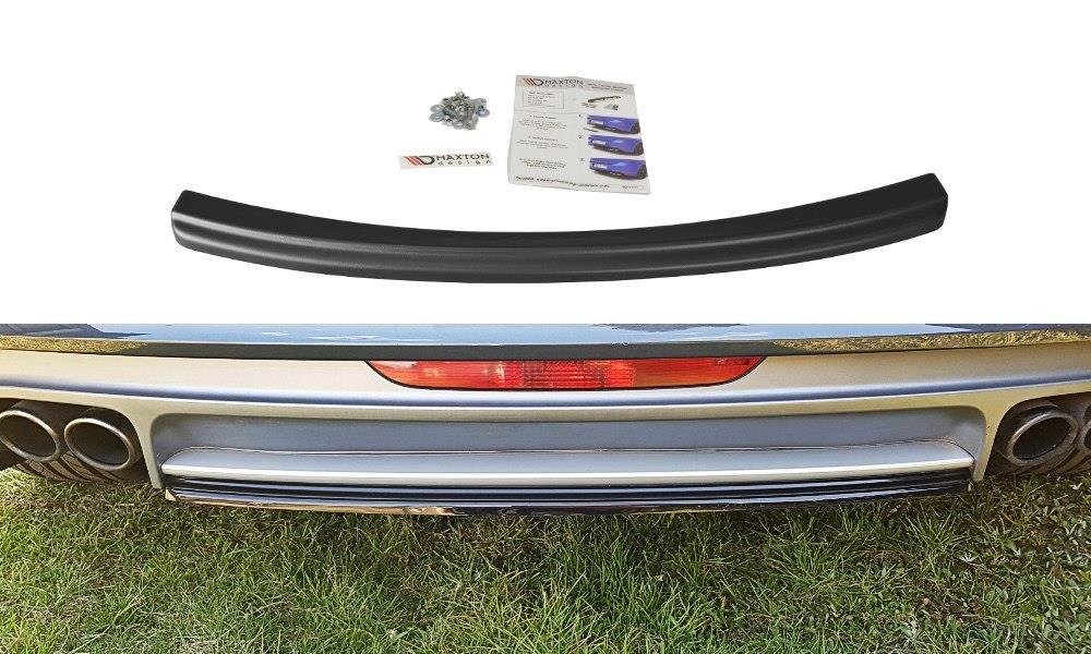 Image of Central Rear Splitter Audi TT S MK2 (8J) - Gloss Black