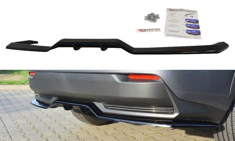 Image of Central Rear Splitter Lexus NX MK1 H (With Vertical Bars)-GB