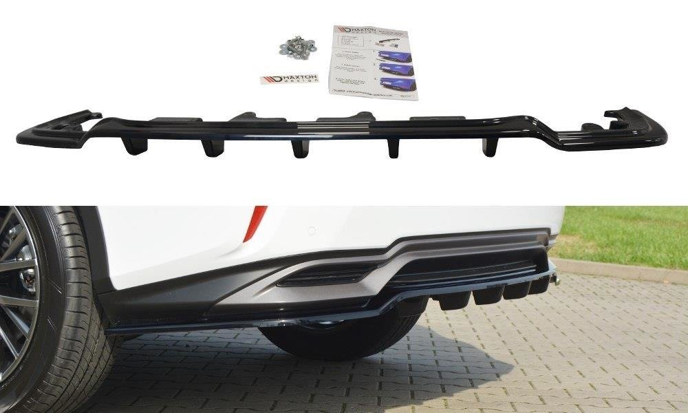 Image of Central Rear Splitter Lexus Rx MK4 H (With Vertical Bars)-GB