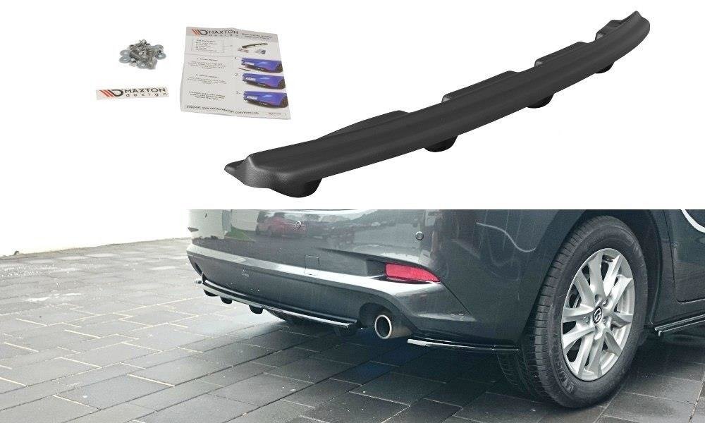 Image of Central Rear Splitter Mazda 3 BN (MK3) Facelift -GB