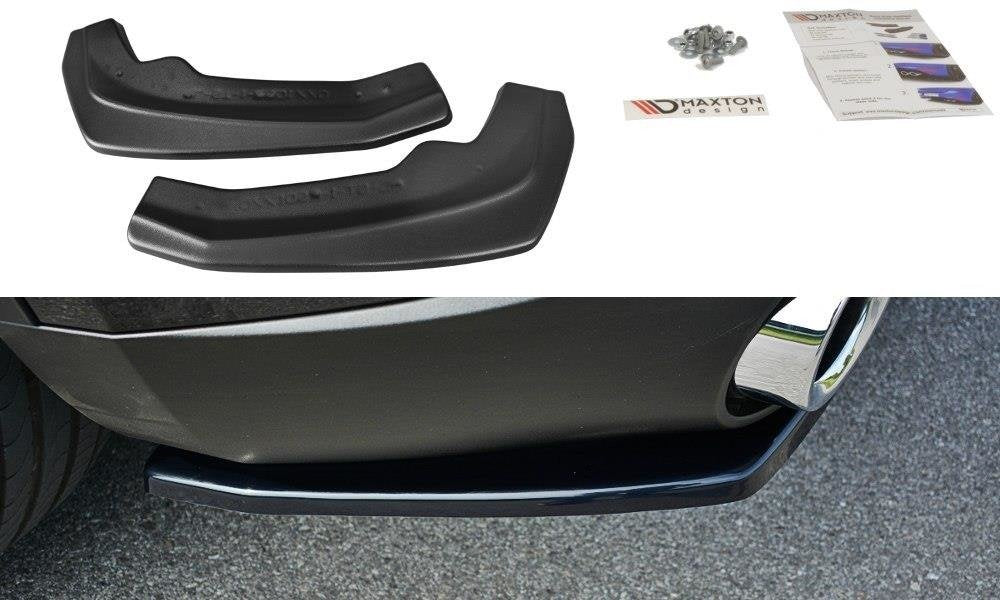 Image of Rear Side Splitters Alfa Romeo Stelvio - Gloss Black