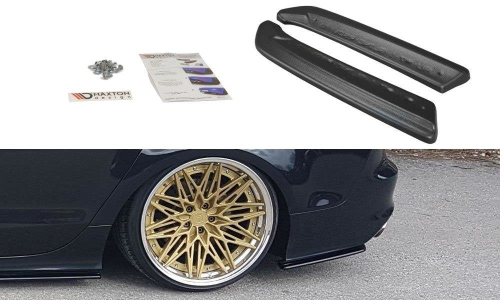 Image of Rear Side Splitters Audi A7 MK1 S-Line - Gloss Black