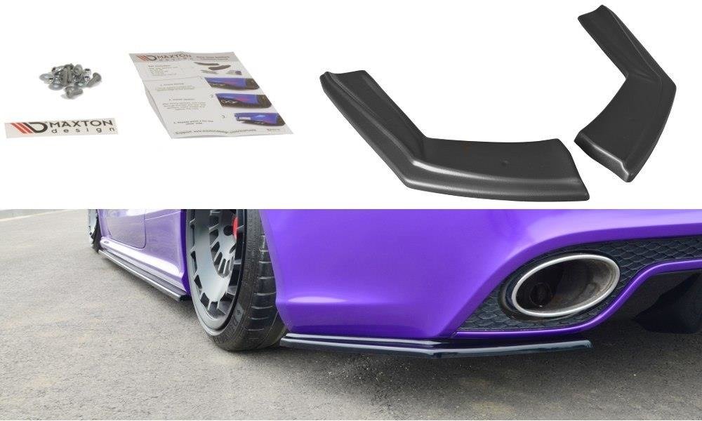 Image of Rear Side Splitters Audi RS5 MK1 (8T) Facelift - Gloss Black