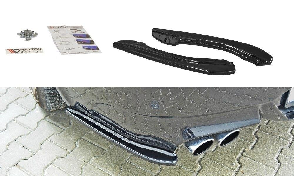 Image of Rear Side Splitters BMW M6 E63 - Gloss Black