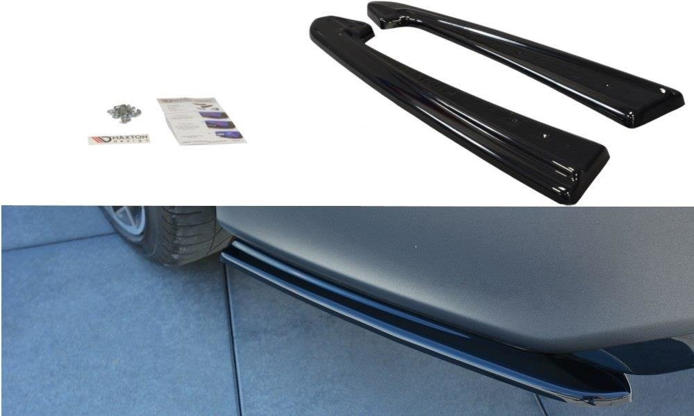 Image of Zijsplitters achter Audi RS7 Facelift - Glanzend Zwart