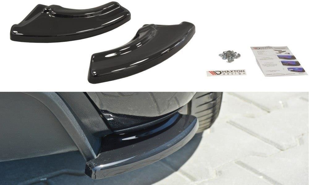 Image of Rear Side Splitters Fiat Punto Evo Abarth - Gloss Black