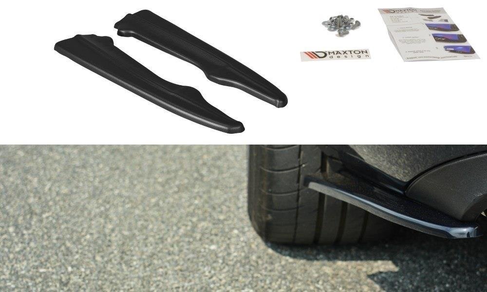 Image of Rear Side Splitters Mercedes E W212 - Gloss Black