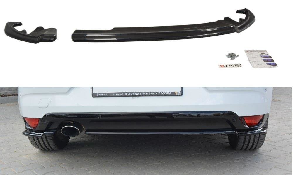 Image of Rear Side Splitters Renault Megane MK4 Hatchback-GB