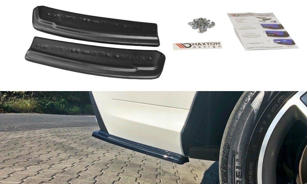 Image of Rear Side Splitters Mercedes GLE W166 AMG-Line - Gloss Black