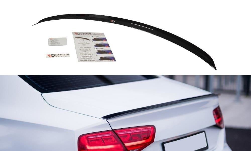 Image of Spoiler Cap Audi A8 D4 - Gloss Black
