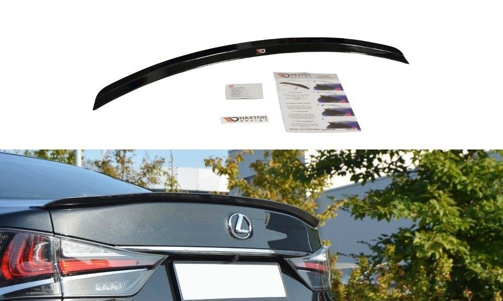 Image of Spoiler Cap Lexus GS MK4 Facelift T - Gloss Black