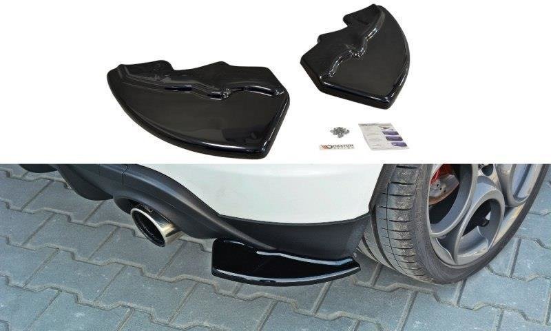 Image of Rear Side Splitters Alfa Romeo Giulietta - Gloss Black