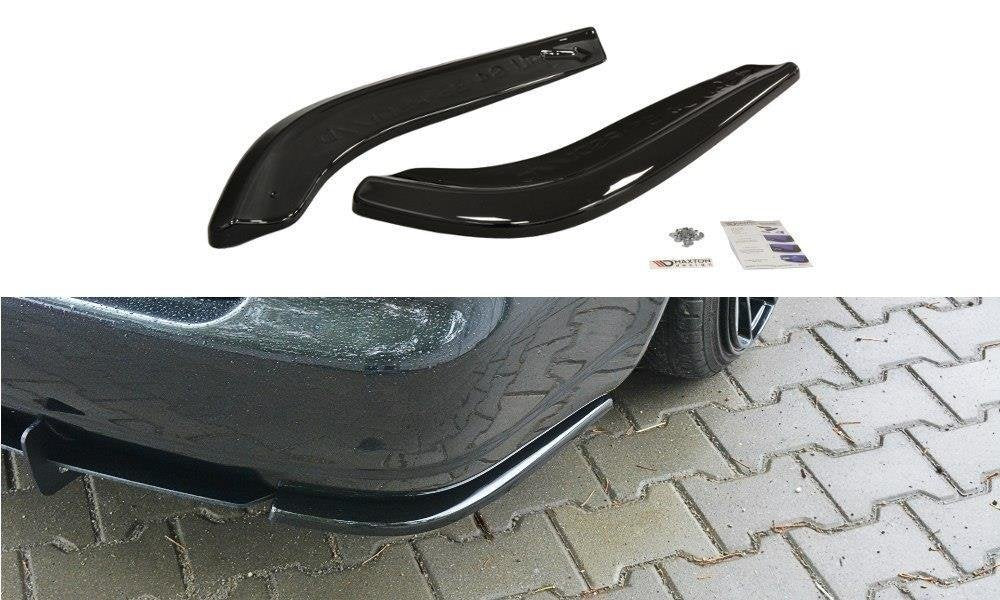 Image of Rear Side Splitters Audi S4 B5 Avant - Gloss Black