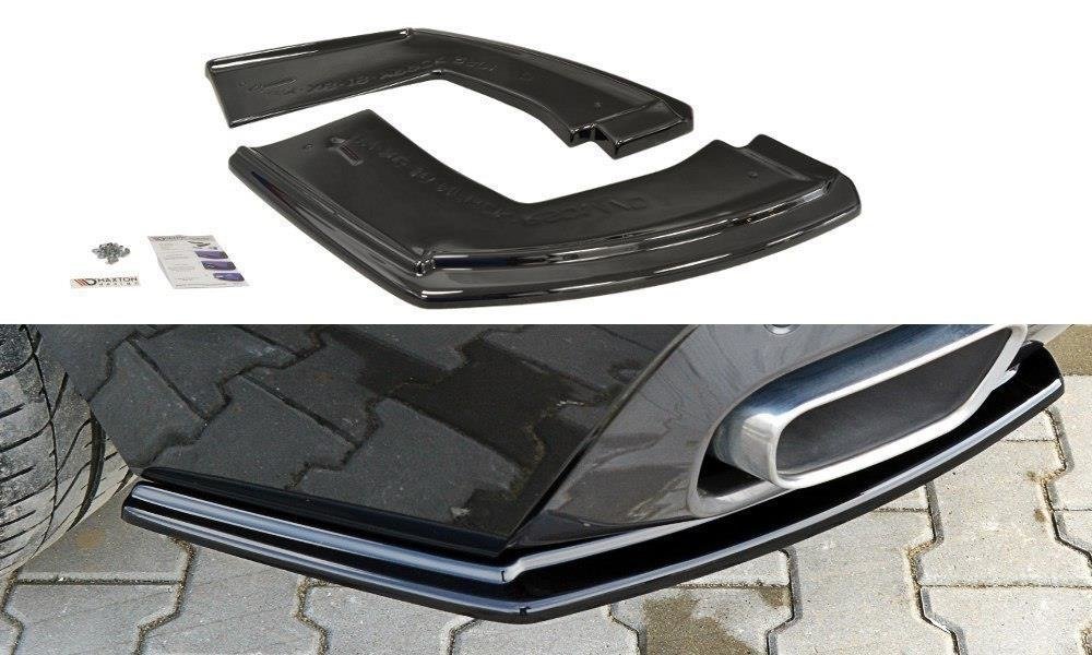 Image of Rear Side Splitters For BMW X6 F16 Mpack - Gloss Black