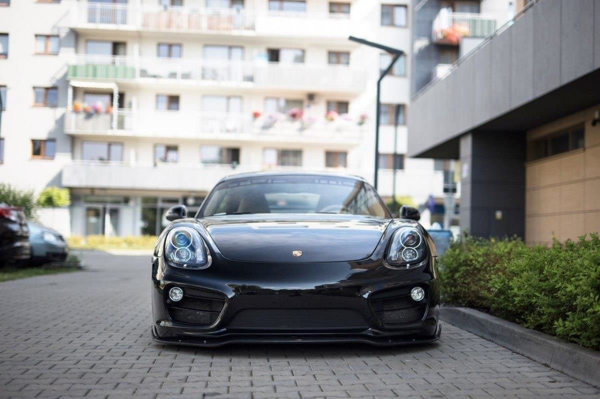 Image of Front Splitter V.1 Porsche Cayman MK2 981C - Primed