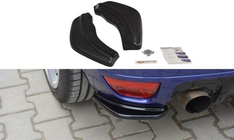 Image of Rear Side Splitters Ford Focus RS MK1 - Gloss Black
