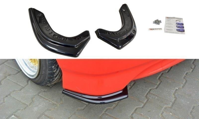 Image of Achterzijde splitters Honda Jazz MK1 - Glanzend zwart