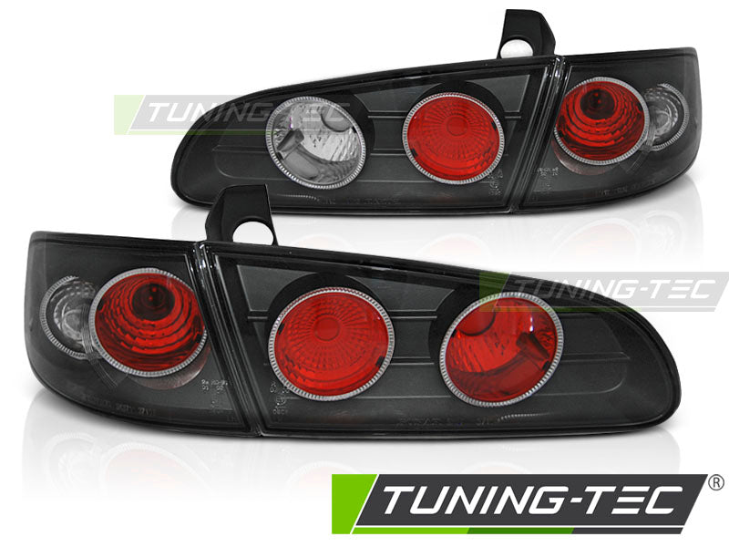 Image of Seat Ibiza 6L 02-08 Tail Lights Black