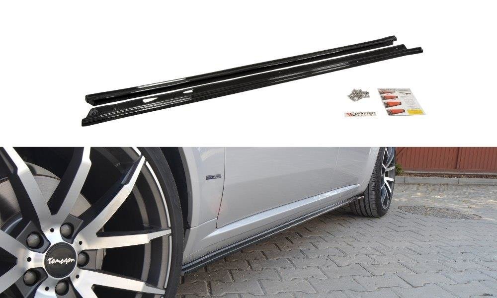 Image of Sideskirts Diffusers Alfa Romeo 159 - Glanzend Zwart