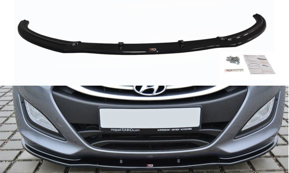 Image of Front Splitter Hyundai I30 MK.2 - Textured