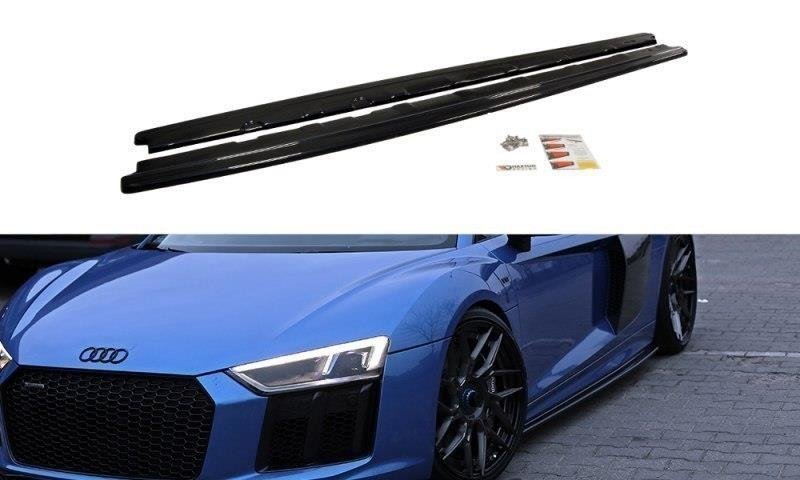 Image of Side Skirts Diffusers Audi R8 MK.2 - Gloss Black
