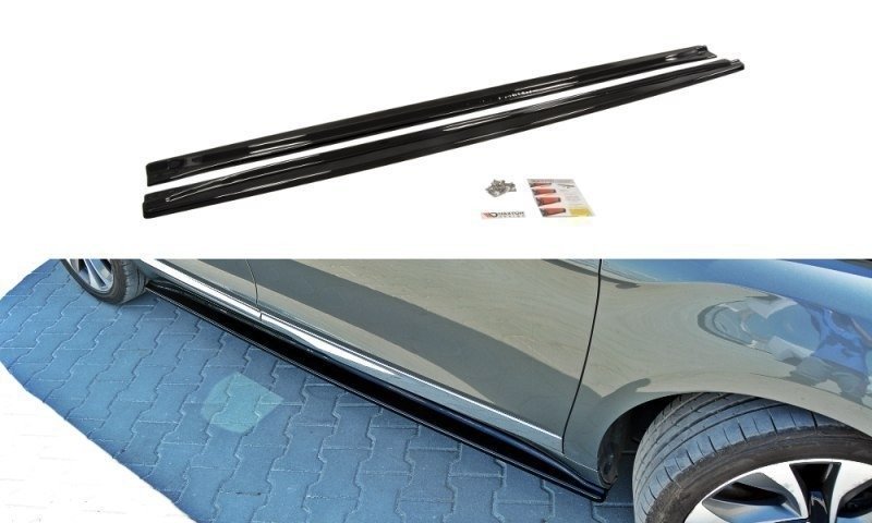 Image of Side Skirts Diffusers Citroen DS5 Facelift - Gloss Black