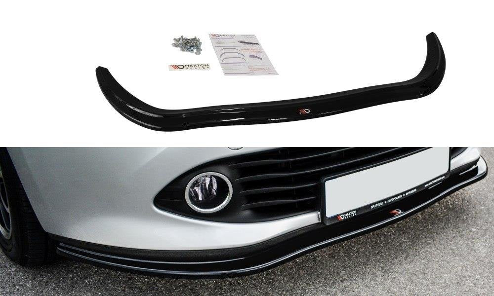 Image of Front Splitter V.1 Renault Clio MK4 - Textured