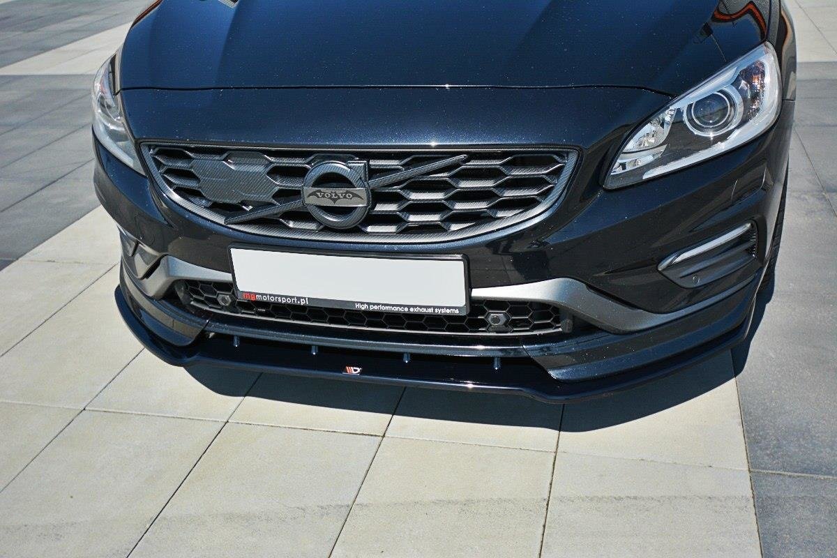 Image of Front Splitter V.1 Volvo V60 Polestar Facelift - Textured