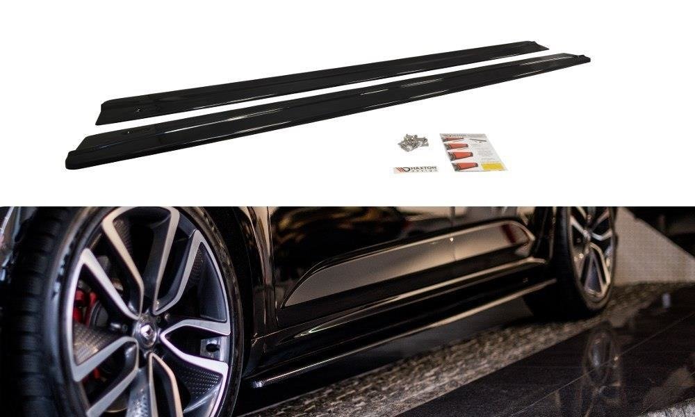 Image of Side Skirts Diffusers Renault Talisman - Gloss Black