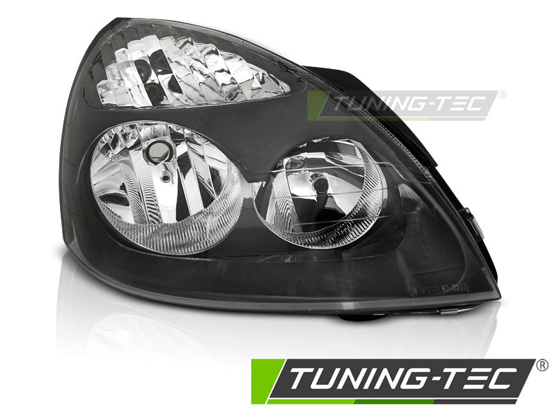 Image of Renault Clio LI 01-09 Headlights Black Right Side Tyc
