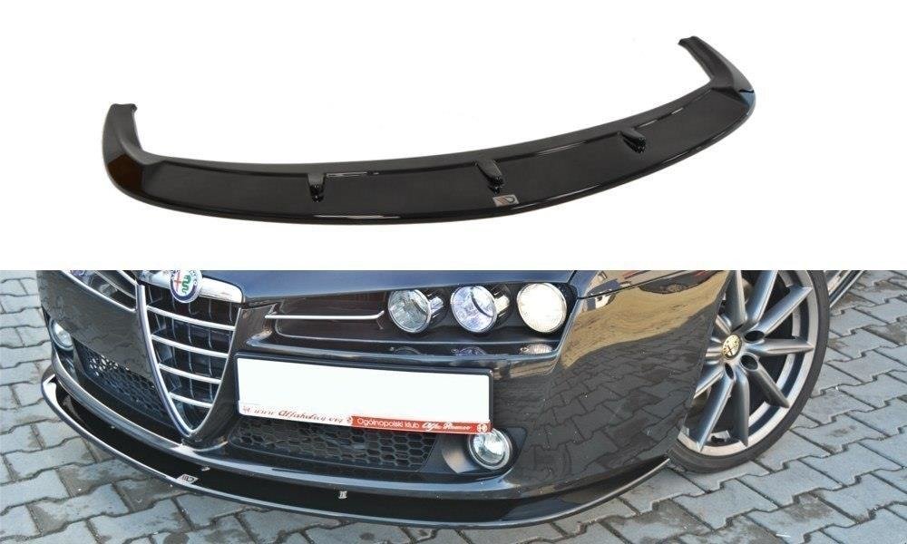 Image of Voorsplitter V.2 Alfa Romeo 159 - Glanzend Zwart