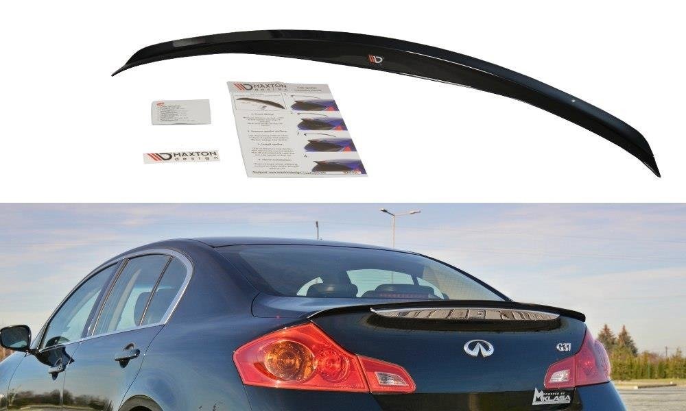 Image of Spoiler Cap Infiniti G37 Sedan - Textured
