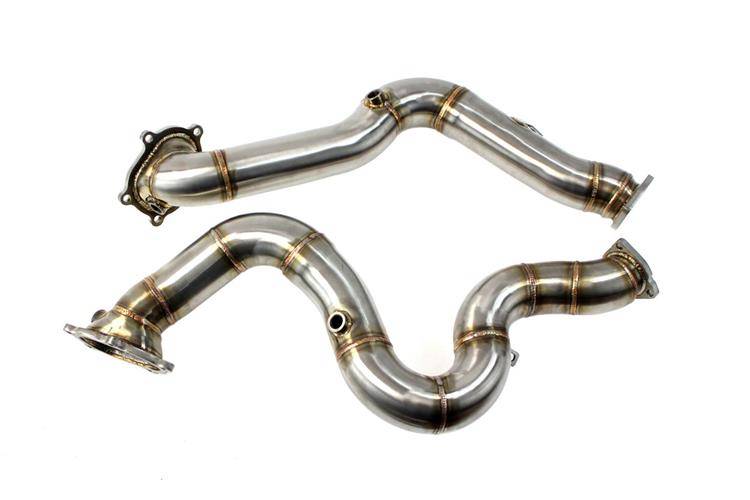 Image of Audi S6 C7 11-18+ Decat Stainless Steel Downpipe 63mm