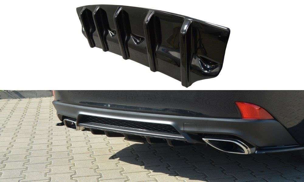 Image of Rear Valance Lexus Is MK3 Facelift T - Textured