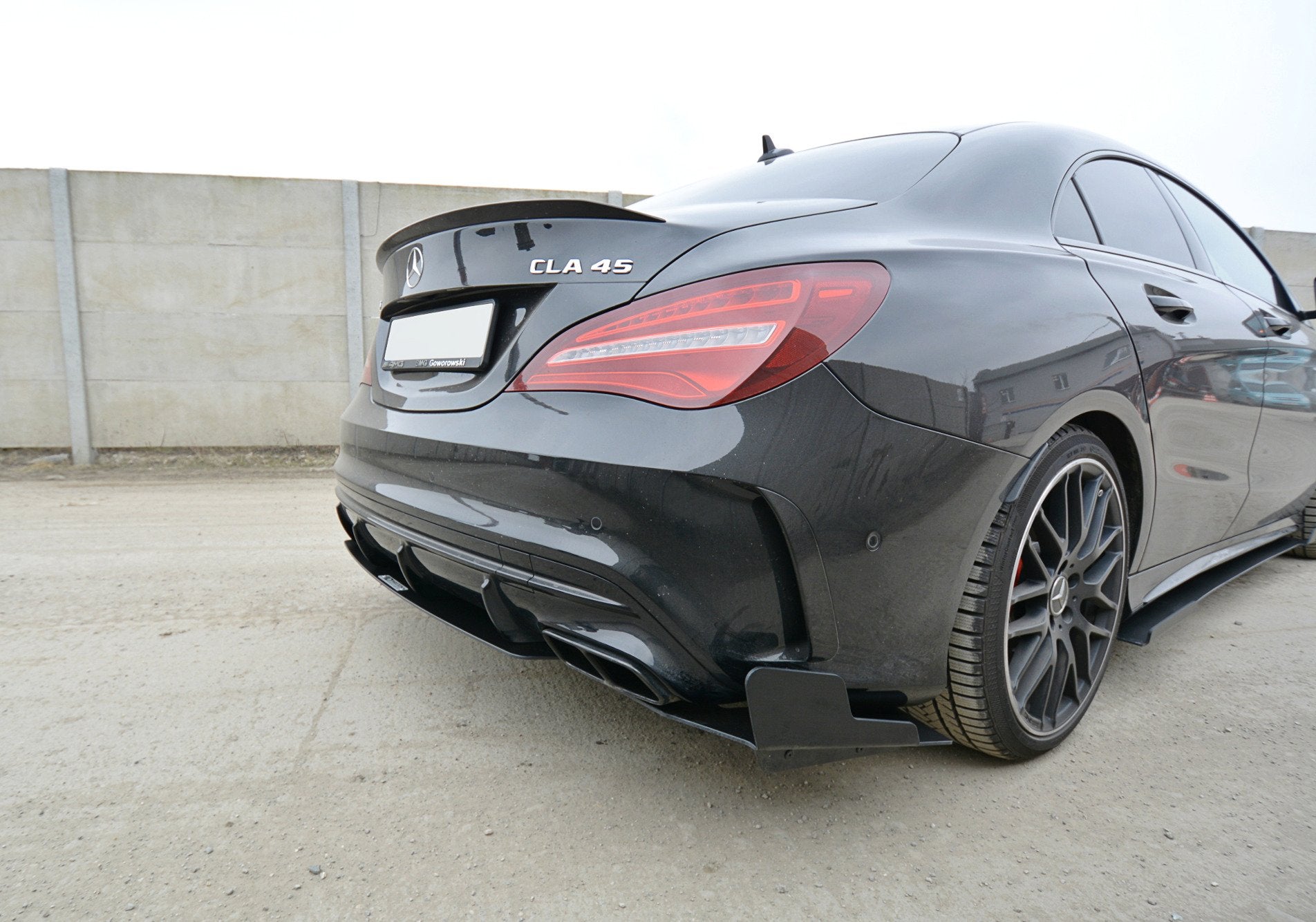 Image of Racing Rear Side Splitters Mercedes CLA A45 AMG C117 Facelif