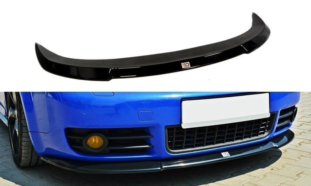 Image of Front Splitter Audi S4 B6 - Gloss Black