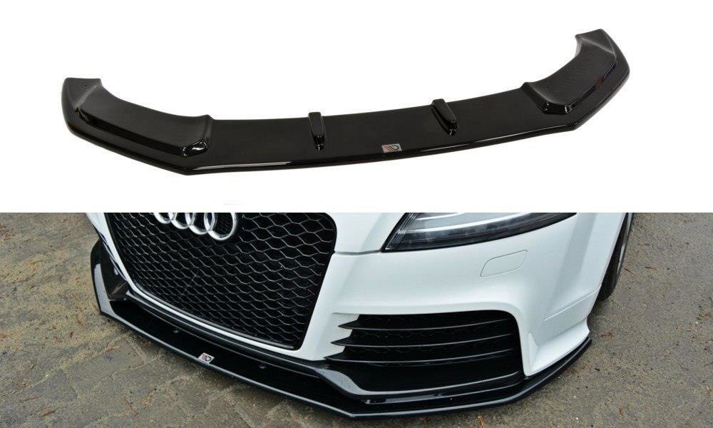 Image of Front Splitter V.1 Audi TT RS 8J - Gloss Black