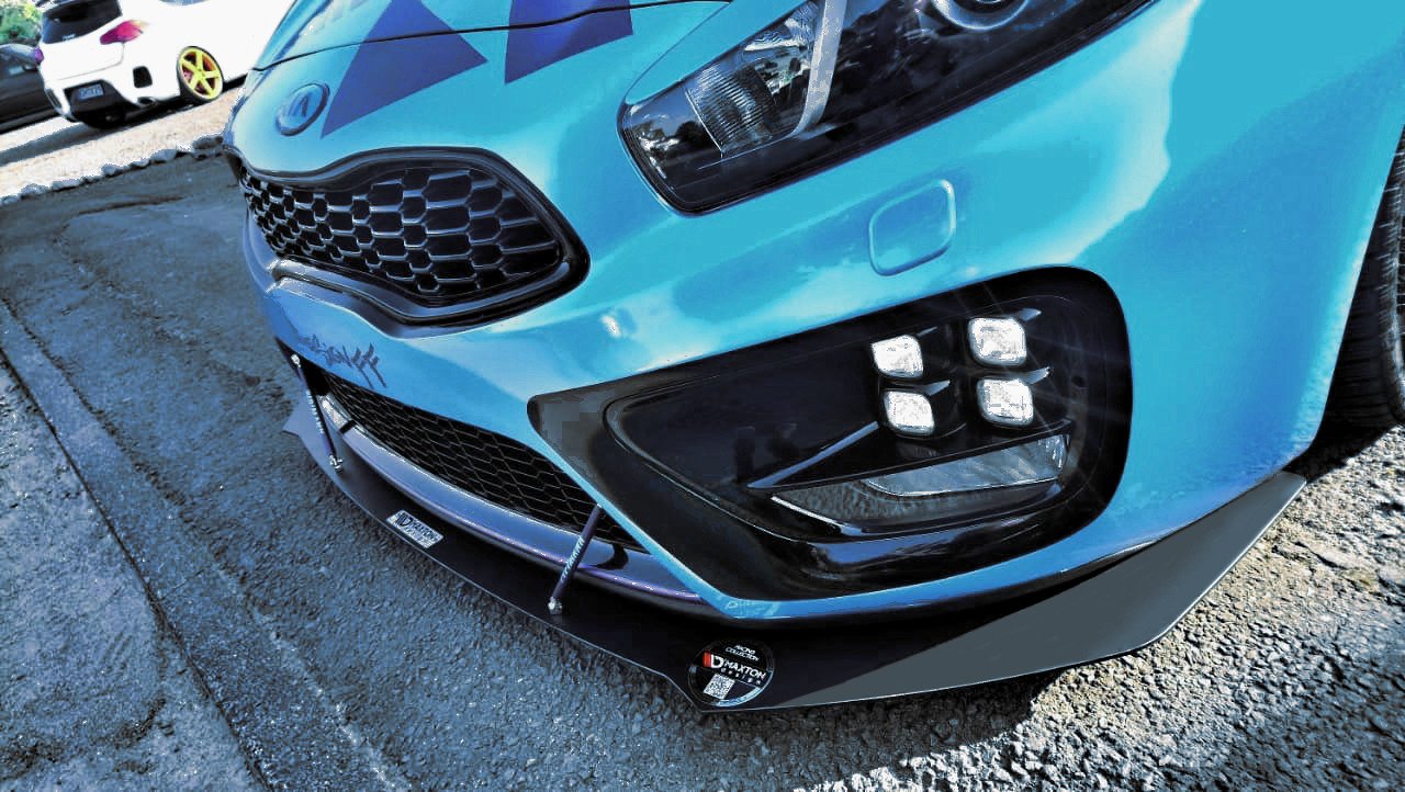 Image of Front Racing Splitter Kia Cee'D / Pro Cee'D GT MK2