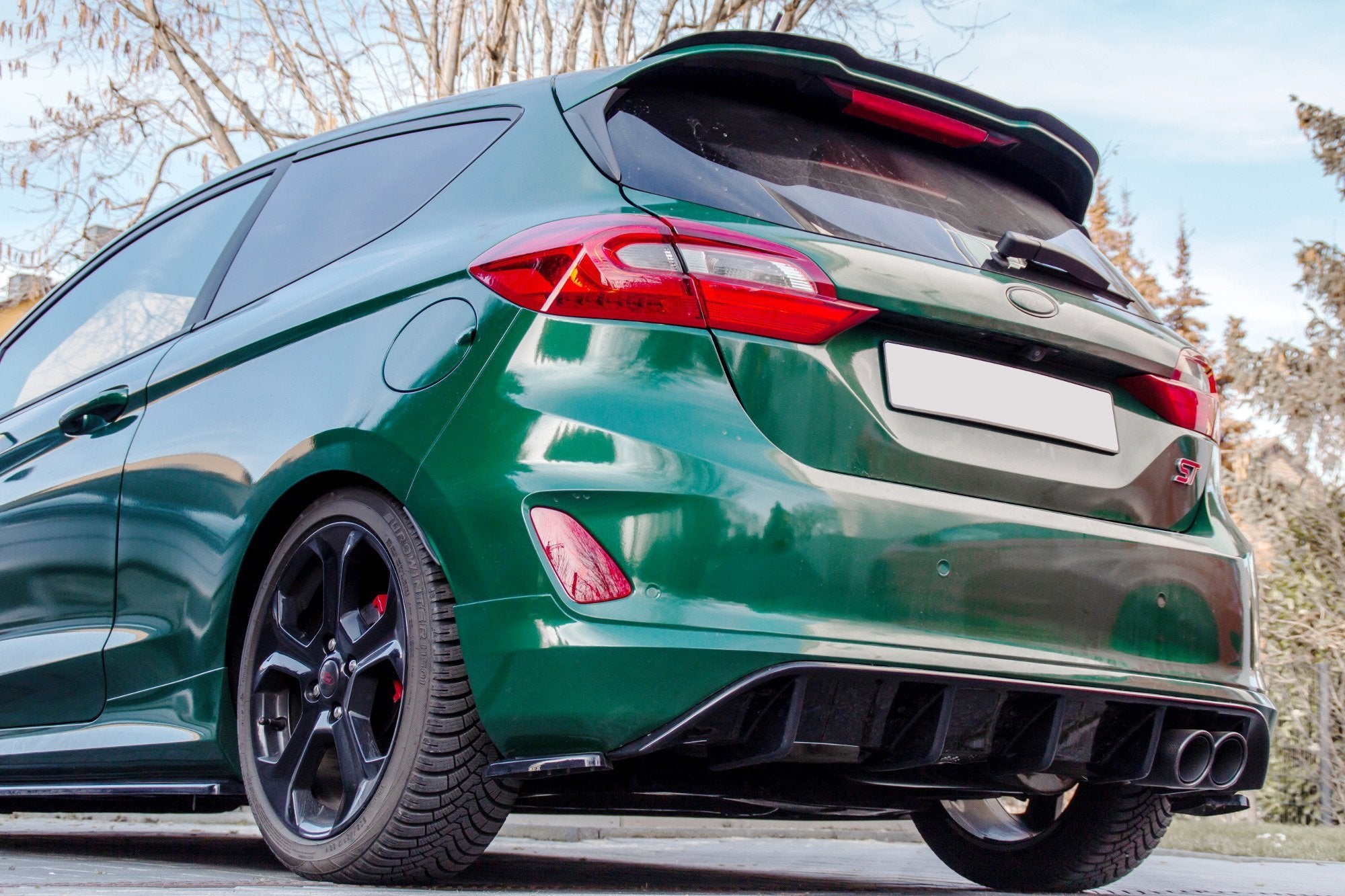 Image of Rear Valance Ford Fiesta MK8 St - Gloss Black