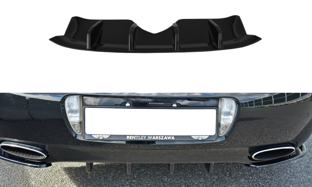Rear Valance Bentley Continental GT - Gloss Black