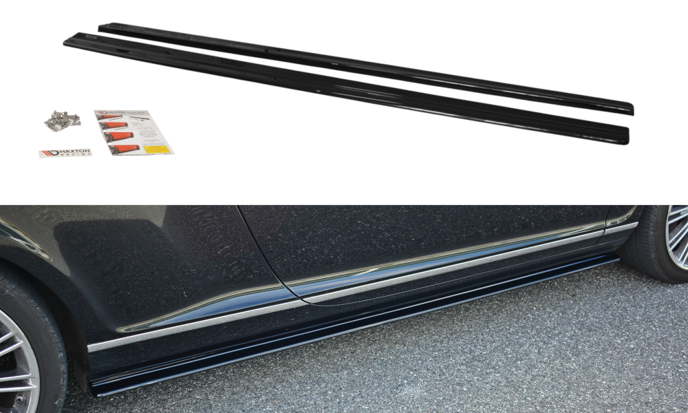 Image of Side Skirts Diffusers Bentley Continental GT - Gloss Black