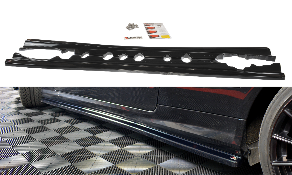 Image of Side Skirts Diffusers Merc-Benz E-CLass W207 Coupe AMG-Line- V1