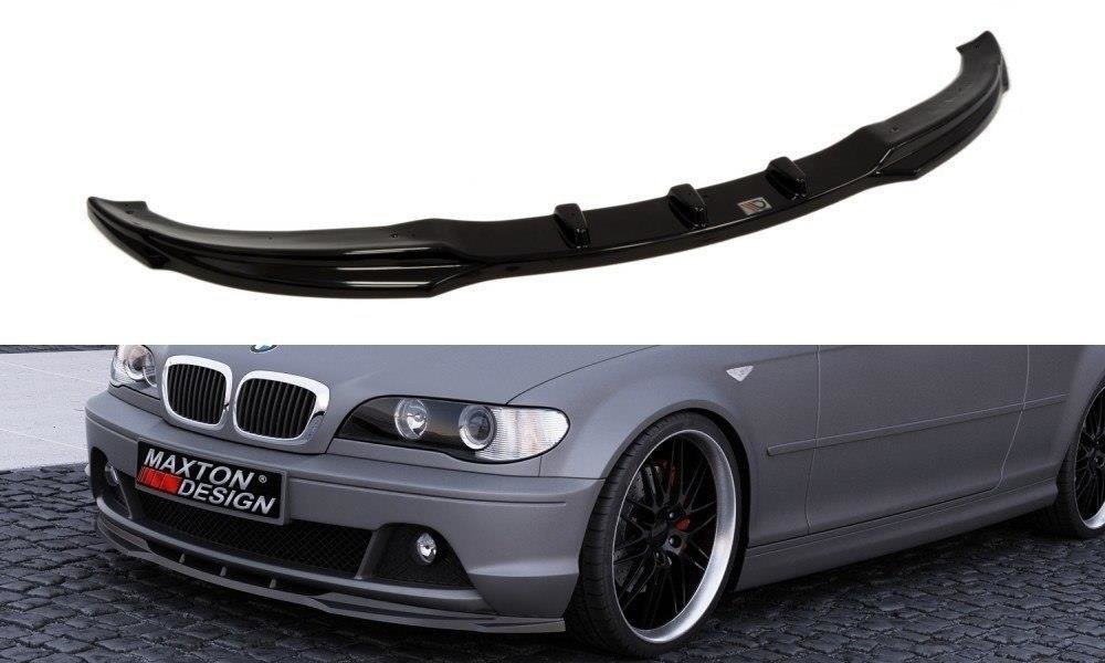 Front-Splitter-BMW-3-E46-Coupe-Facelift-Model---Gloss-Black