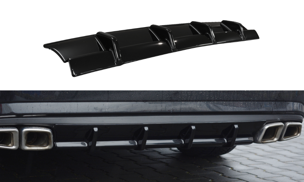 Image of Rear Valance Mercedes-Benz E63 AMG W212 - Gloss Black