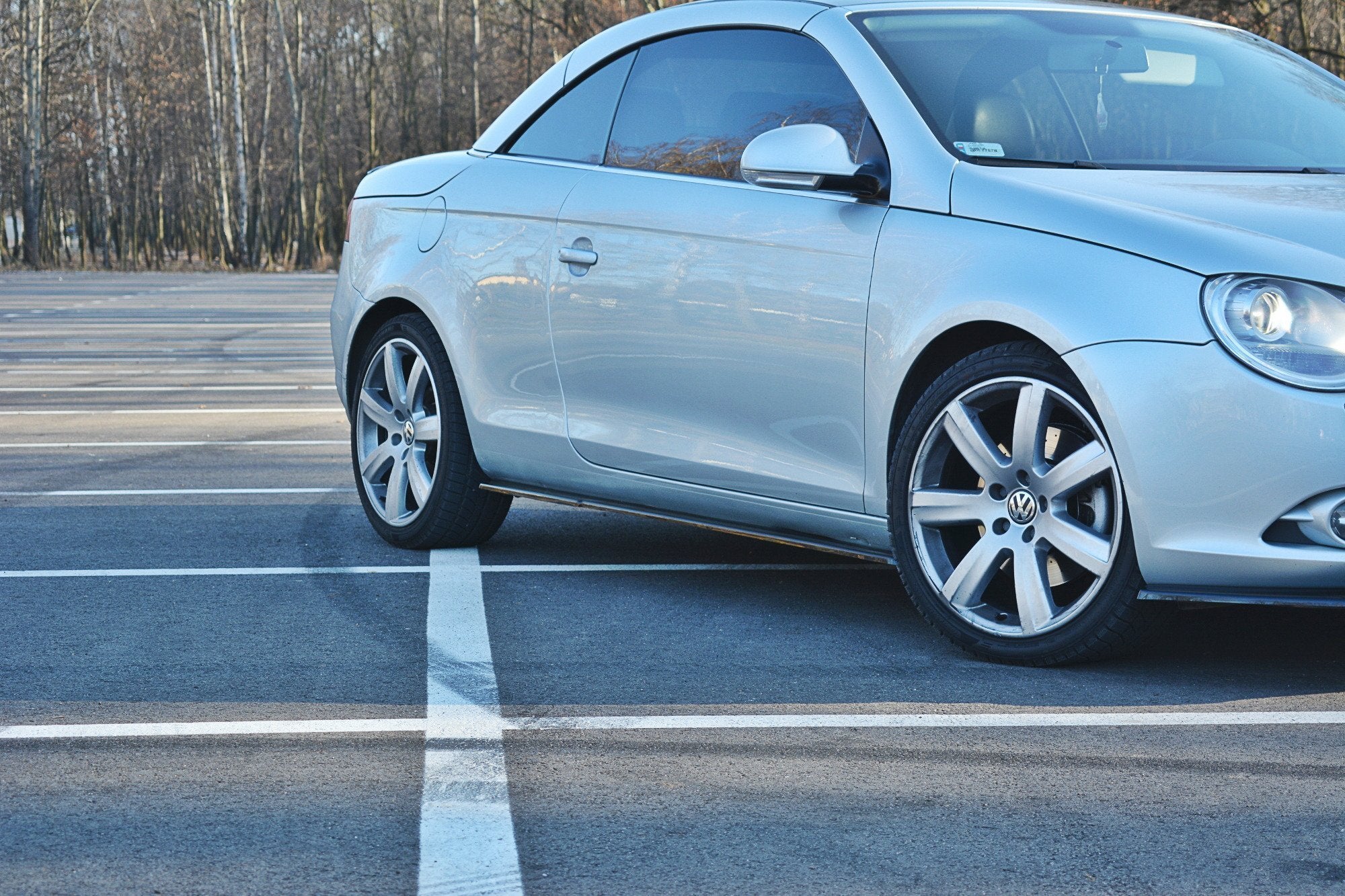 Image of Side Skirts Diffusers VW Eos - Gloss Black