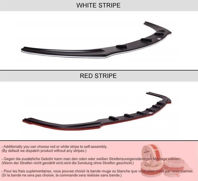 Front-Splitter-For-BMW-3-E92-Mpack---Gloss-Black
